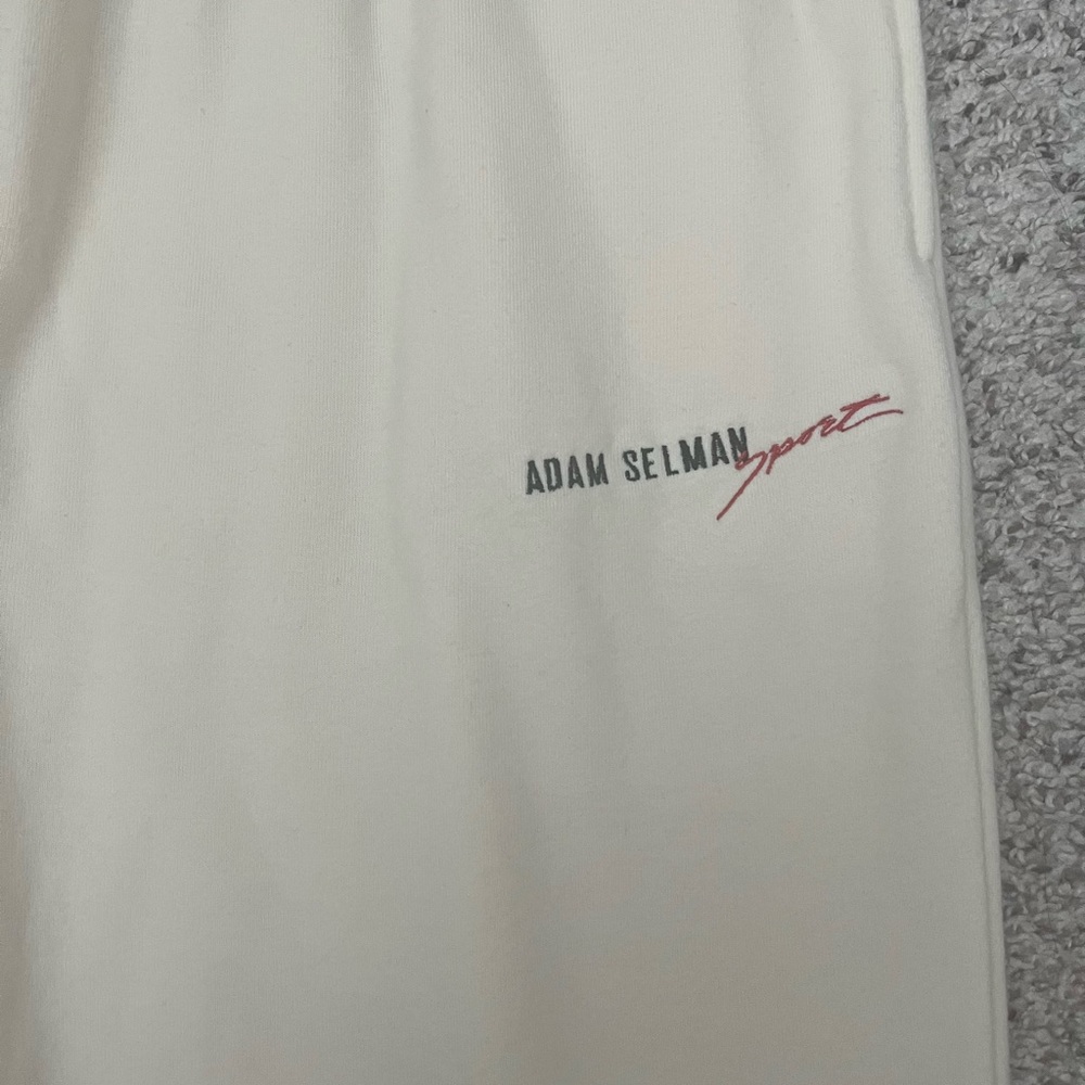 Adam Selman Sport Cream Sweatpants NWT